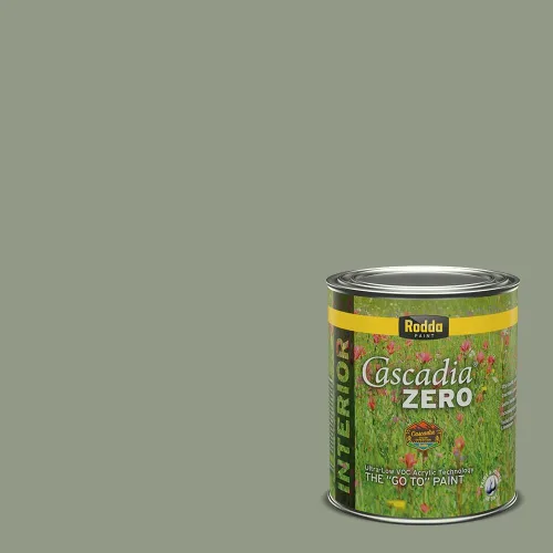 Vista 4 de Rodda Paint CASCADIA ZERO - Pintura plana e imprimación para interiores en uno, cuarto de galón, piel bronceada