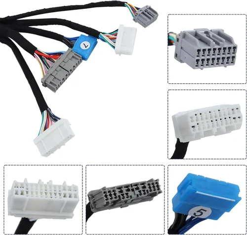 Vista 3 de Conjunto de cables de motor compatible con Honda Civic Integra B16 B18 D16 OBD1 Budget D & B-Series Tucked CNCH-OBD1-1