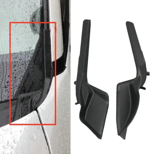 Vista 2 de 2 piezas de cubierta de extensión de carcasa lateral para parabrisas delantero para Toyota RAV4 2020 2021 2022