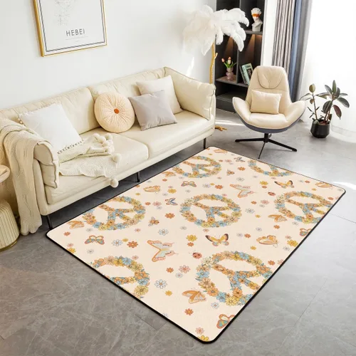 Vista 24 de Erosebridal Alfombras Deportivas de Área para Niños 1.49 m x 1 m, Alfombra Antideslizante de Béisbol, Fútbol, Baloncesto, Alfombra Deportiva