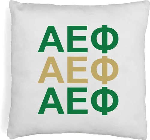 Vista 46 de sockprints Alpha Chi Omega - Funda de almohada con letras griegas de 18 x 18 pulgadas, fundas de almohada para hermandad de hermandad, almohada