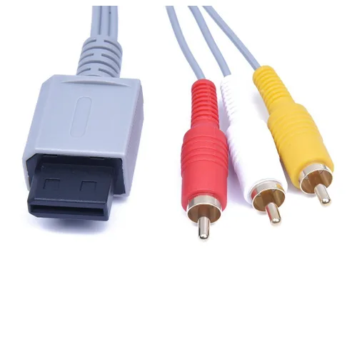 Vista 3 de Childhood 1.8M Audio Video AV RCA Video Composite Cable Cord For Nintendo Wii Console