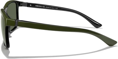 Vista 3 de MERRY'S Gafas de sol deportivas polarizadas rectangulares para hombres y mujeres, ciclismo, conducción, pesca, protección UV400, S8225