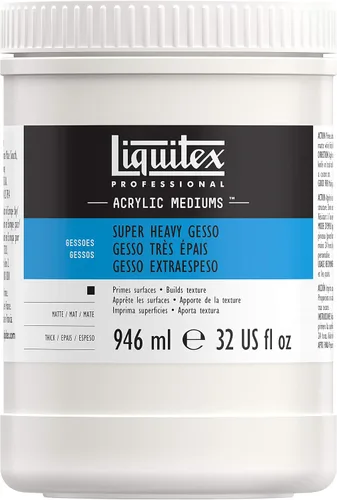 Vista 16 de Liquitex Basics Tubo mediano de Gesso para aplicación en superficies, 8.5 onzas Negro