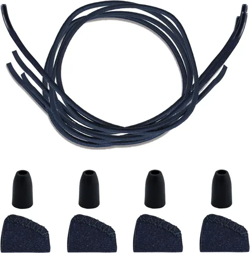 Vista 3 de TOYMIS Cordones elásticos de 15.75 pulgadas para zapatos compatibles con Hey Dude, repuesto sin ataduras para niños y adultos