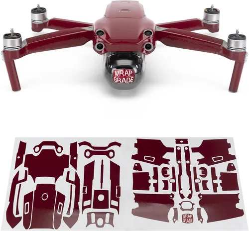 Vista 7 de Wrapgrade Unidad Principal Skin DJI Compatible con DJI Air 2S (AMRY GREEN)