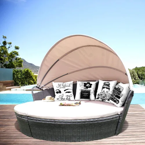 Vista 9 de Juego de 4 fundas de almohada decorativas para sofá cama de 18 x 18 pulgadas, fundas de almohada blancas y negras, fundas de almohada a la moda