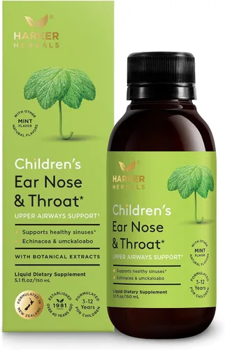 Vista 10 de Jarabe Herbal Nocturno para el Pecho Infantil, Apoyo para el Sueño Nocturno para Aliviar la Garganta y el Pecho, con Corteza de Cereza Silvestre