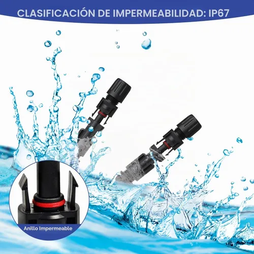 Vista 9 de Herramienta de crimpado solar para cable de panel solar con 12 pares de conectores solares, 1 crimpadora solar, 2 llaves inglesas, herramienta
