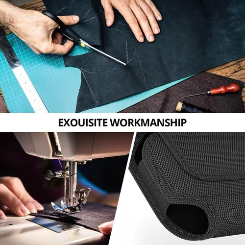 Vista 6 de Stronden Funda de cierre magnético para Samsung Galaxy S26, S25, S24, S23, S22, S21, S20, S10, S9, A10e, A01 - Funda de nailon para cinturón
