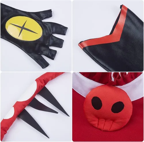 Vista 8 de Disfraz de anime Blitzo para cosplay, uniforme de cola, traje de fiesta de Halloween