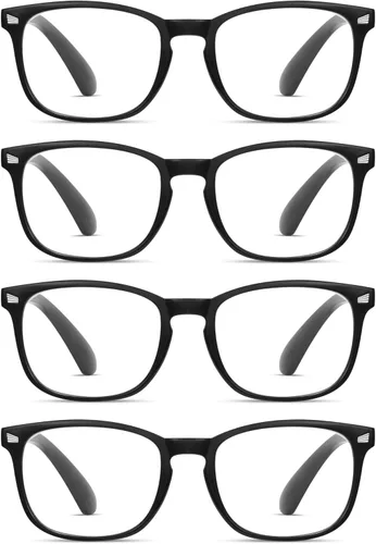Vista 6 de BLS BLUES Reading Glasses for Women for Home, Office & Driving - HD Clear Readers with Blue Light Blocking Protection