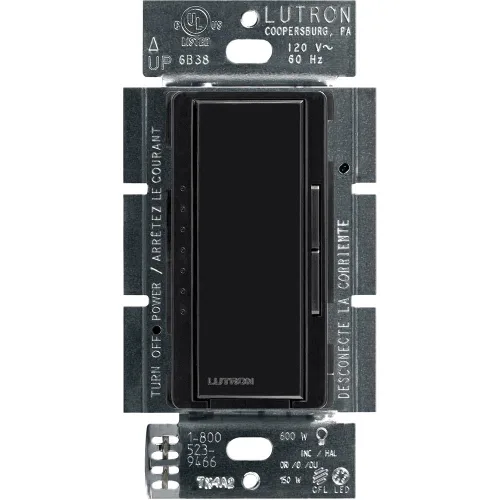 Vista 27 de Lutron - Interruptor de atenuación Maestro LED+ para bombillas LED regulables, halógenas e incandescentes, 150 W/unifolar o multiubicación, Biscuit