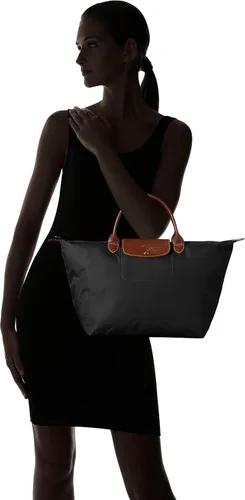 Vista 7 de Longchamp Bolso mediano Le Pliage para mujer, color negro
