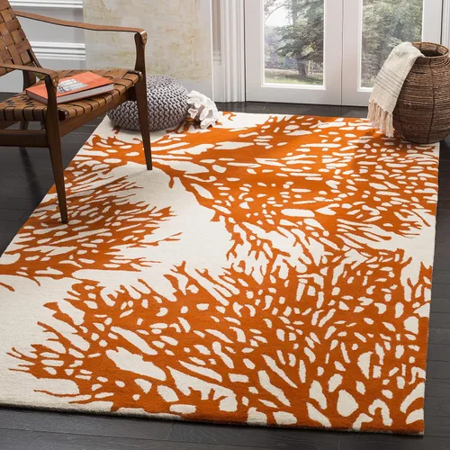 Vista 20 de SAFAVIEH Bella Collection BEL115C - Alfombra decorativa de lana prémium hecha a mano de 2 x 3 pies, color beige y azul