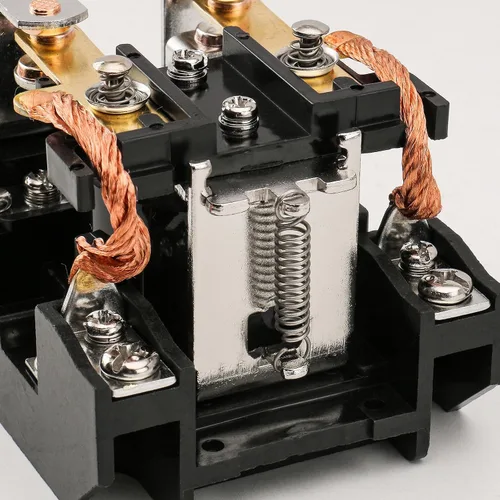 Vista 6 de Baomain Relé electrónico magnético de DC 12V 80A DPDT 2NO 2NC del voltaje de bobina de la retransmisión JQX-62F-2C del poder más elevado