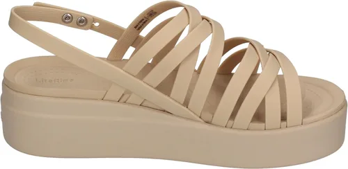 Vista 4 de Crocs Brooklyn - Cuña baja con tiras