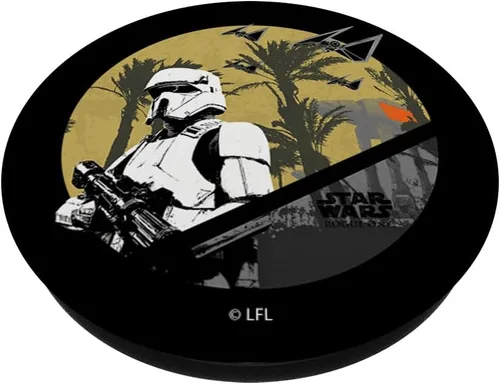 Vista 2 de Star Wars Stormtrooper Vintage Scarif Circle PopSockets PopGrip: agarre intercambiable para teléfonos y tabletas