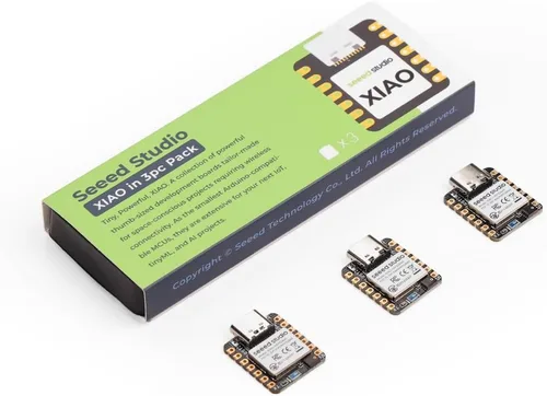 Vista 9 de XIAO nRF52840 Paquete de 3 piezas: NFC, antena Bluetooth 5.0 integrada, compatible con Arduino, MicroPython, CircuitPython, tinyGo, Zephyr