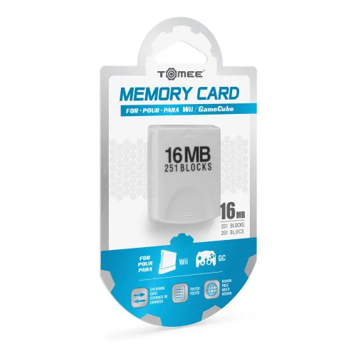 Vista 2 de Tomee 16MB Memory Card for Wii GameCube