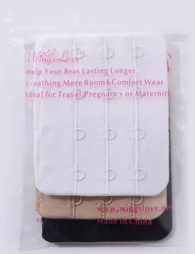 Vista 7 de Wingslove - Extensor para brasier de mujer, 3 unidades de varios tamaños