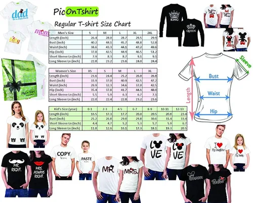 Vista 2 de Juego de camisetas a juego para parejas casadas, regalo de boda para marido y esposa, para festejar aniversarios y recién casados