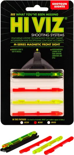 Vista 6 de HIVIZ M-Series Mira magnética para escopeta – Vista frontal para la mayoría de las escopetas acanaladas – Incluye LitePipes intercambiables en verde