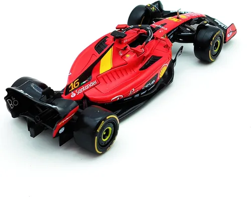 Vista 4 de 1/43 F1 2023 SF23 16# Charles Leclerc Scuderia SF23 55# Carlos Sainz aleación coche fundido a presión modelo modelo regalo (1/43 SF23 Monza #16)