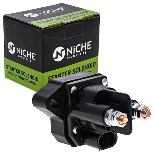 Vista 2 de NICHE Kit de solenoide de motor de arranque para Arctic Cat 1000 TRV Thunder Cat Prowler XTZ 0825-025 0445-058