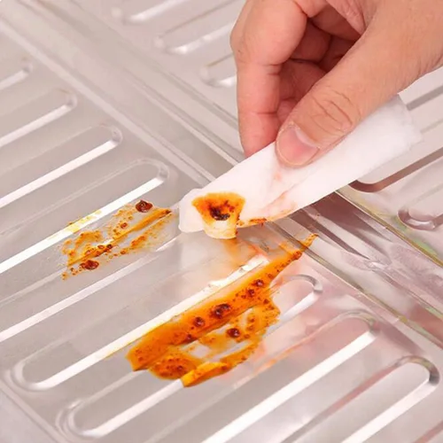 Vista 9 de Hztyyier Protector de salpicaduras de papel de aluminio a prueba de aceite de 3 caras, aislamiento térmico plegable, fácil de para estufa de cocina