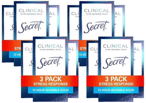 Vista 13 de Secret Desodorante antitranspirante para mujeres, fuerza clínica invisible sólido, sensible sin perfume, 1,6 oz (paquete de 3)