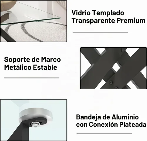 Vista 4 de Henf Juego de mesa de comedor de 5 piezas para 4, mesa de comedor rectangular de 51 pulgadas y 4 sillas de comedor de poliuretano gris carbón, mesa