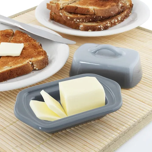 Vista 4 de 5" Mini Mantequilla Plato, juego de 2