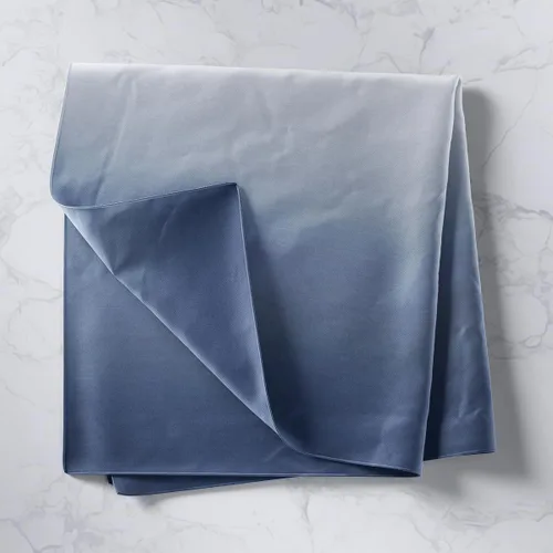 Vista 2 de jejeloiu Tapiz pequeño de 51 x 59 pulgadas, azul marino y blanco, para colgar en la pared, para niños y niñas, estilo degradado, para niños, mujeres