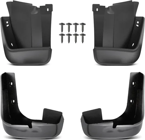 Vista 13 de YHTAUTO Juego de 4 guardabarros y protectores contra salpicaduras, accesorios de repuesto para Honda Civic 1996-2000 Coupé Sedán, no apto