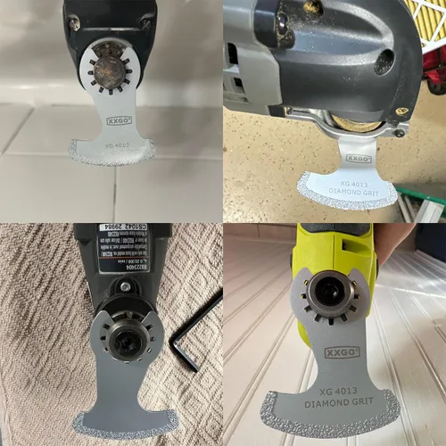 Vista 9 de XXGO Hoja multiherramienta de lechada de diamante de 3 piezas para removedor de lechada XG3001S
