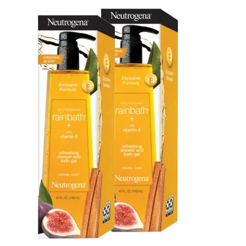 Vista 10 de Neutrogena Rainbath Gel de ducha y baño refrescante y limpiador, gel de baño hidratante y gel de afeitado con espuma de enjuague limpia, aroma