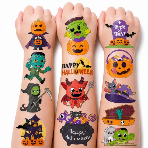 Vista 9 de 96 tatuajes temporales precortados RIP 20s para fiesta