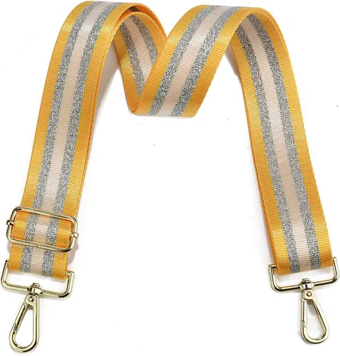 Vista 51 de LVYOUME Correa para bolso, accesorios plateados, correas anchas para bolsa, correa de hombro ajustable para bolsos