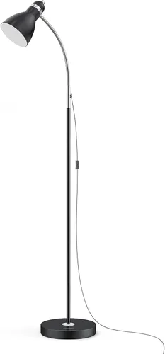 Vista 9 de LEPOWER Lámpara de pie, lámpara de pie de metal con cuello de cisne ajustable para dormitorio Easy to Assemble, E26 Base, Sturdy Metal Base