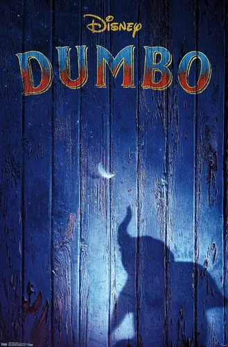 Vista 11 de Trends International Disney Dumbo - Póster de pared Teaser, 14.725 x 22.375 pulgadas, versión enmarcada de madera de granero Versión enmarcada