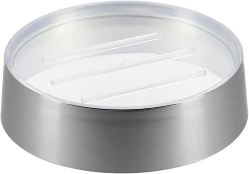 Vista 8 de Bandeja dispensadora de taza de jabón de aluminio cepillado NOUMEA