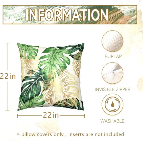 Vista 43 de Juego de 2 fundas de almohada de 16 x 16 pulgadas, diseño patriótico de bandera estadounidense con estrellas para exteriores, estilo casa de campo