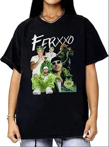 Vista 4 de Fe%Liz Cumpleaños Ferxxo 2022, camisa de viaje a Estados Unidos 2022, sudadera con capucha Ferxxo Tour, regalo para fanáticos Fe%id Reg%Gaeton