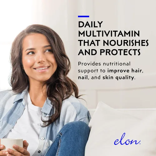 Vista 4 de Elon Matrix 5000 - Multivitamínico completo, vitaminas para el crecimiento de la piel, el cabello y las uñas, vitaminas saludables
