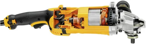 Vista 6 de DEWALT Amoladora angular, 7 pulgadas, 8,500 RPM, 4.7-HP (DWE4557), amarillo