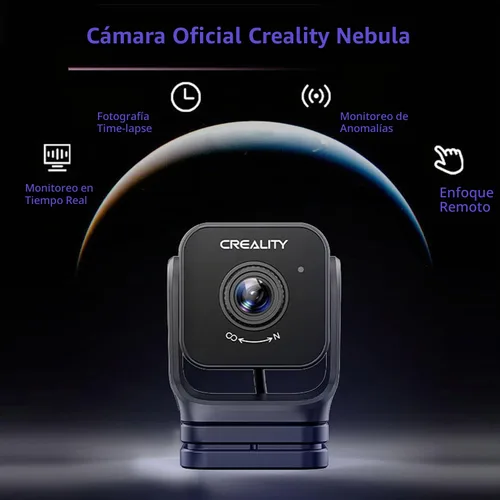 Vista 2 de Cámara Nebula oficial de Creality, monitoreo en tiempo real de la impresora 3D