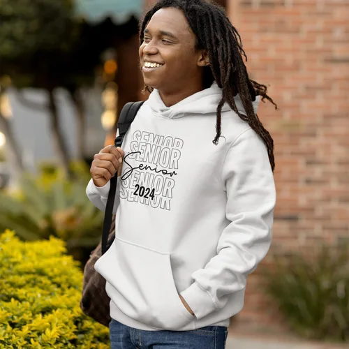 Vista 5 de Trendy Senior Sweatshirts, Hoodies & TShirts for College Campus Wear and High School 12th Graders - Graduation Shirt