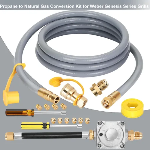 Vista 8 de Kit de conversión de propano a gas natural para parrilla Weber Genesis