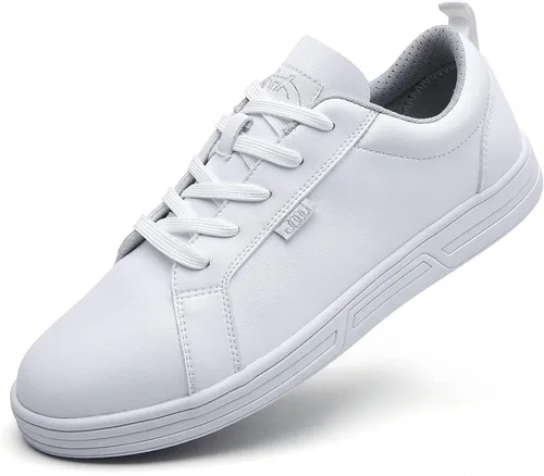Vista 6 de Zapatos de trabajo antideslizantes para hombre y mujer, zapatos de enfermería antideslizantes para servicio de alimentos